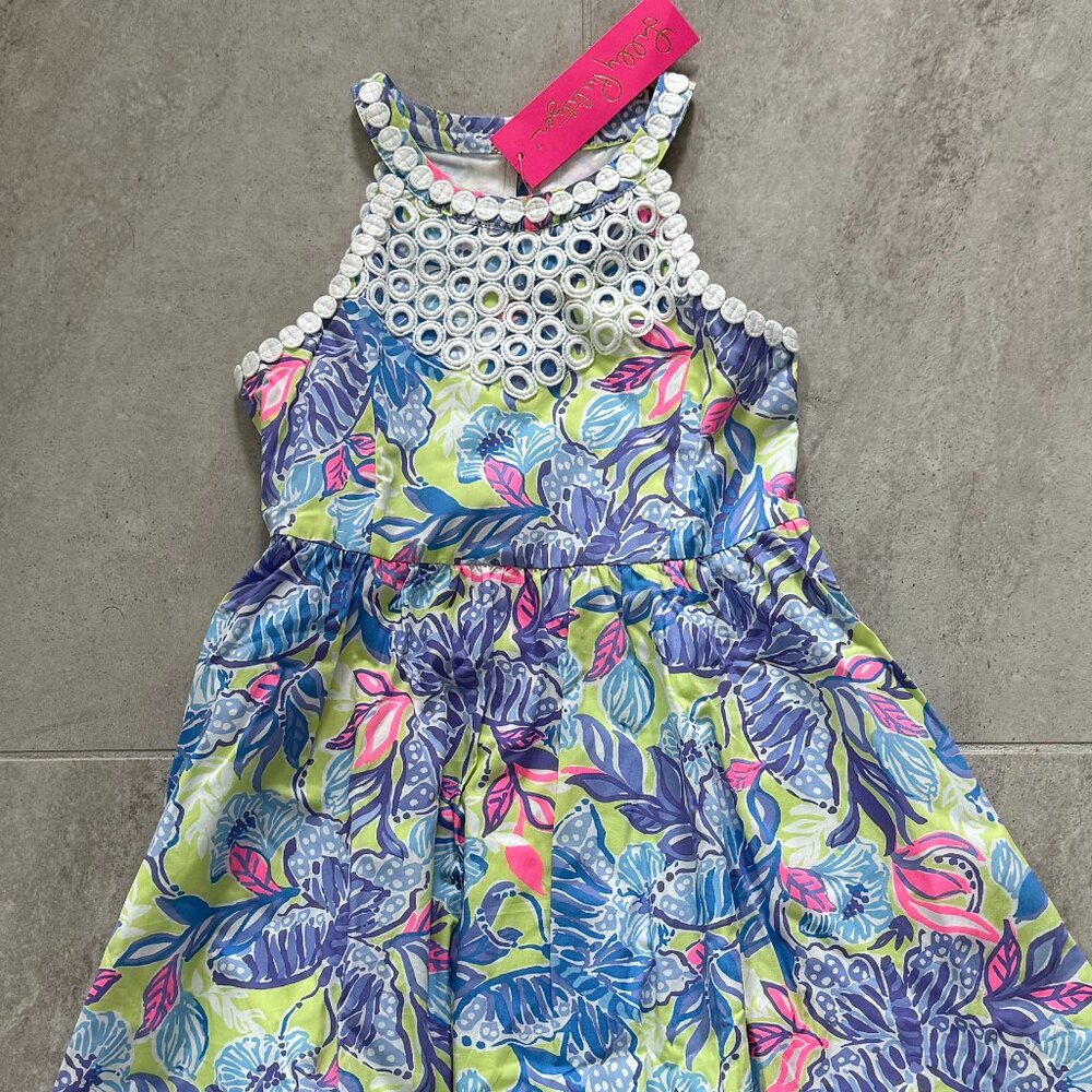 BOUTIQUE Neon NWT Lilly Pulitzer Little Kinley Dress Youth Size 6